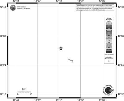 Mappa EMS - territori località