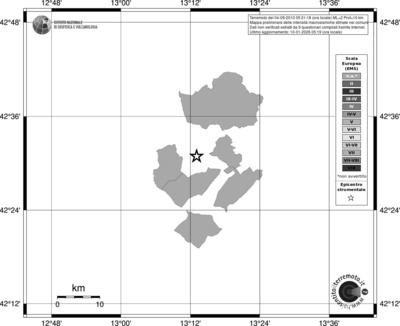 Mappa EMS - territori comuni