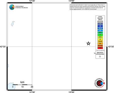 Mappa MCS - territori località