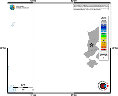 Mappa MCS - territori comuni