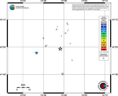 Mappa MCS - territori località