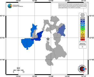 Mappa MCS - territori comuni
