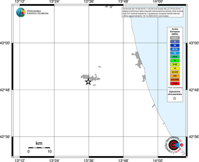 Mappa EMS - territori località