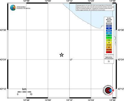 Mappa MCS - territori località