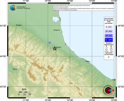 Mappa comuni con almeno 3 questionari