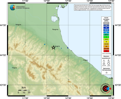 Mappa EMS - località