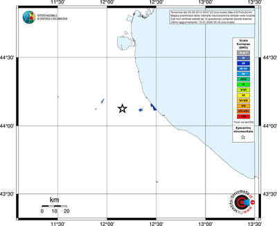 Mappa EMS - territori località