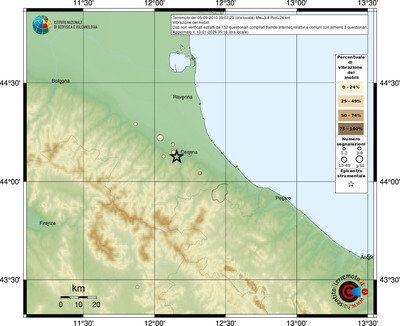 Mappa comuni con almeno 3 questionari
