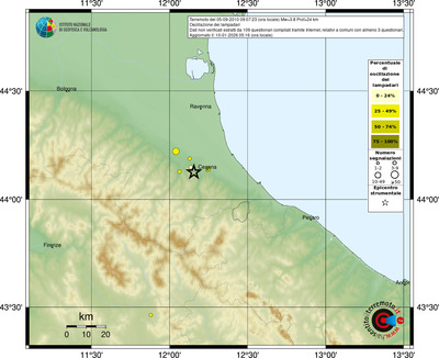 Mappa comuni con almeno 3 questionari