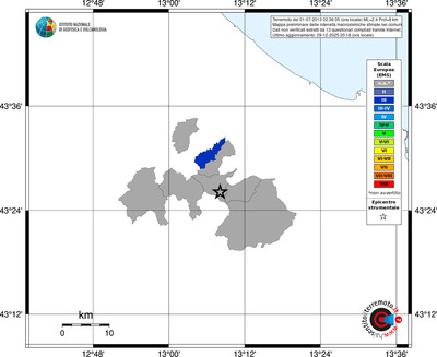 Mappa EMS - territori comuni