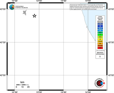 Mappa MCS - territori località