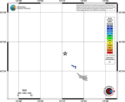 Mappa EMS - territori località