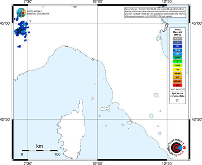 Mappa MCS - territori comuni