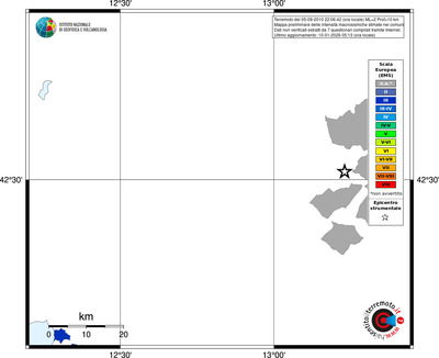Mappa EMS - territori comuni