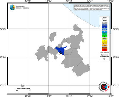 Mappa EMS - territori comuni