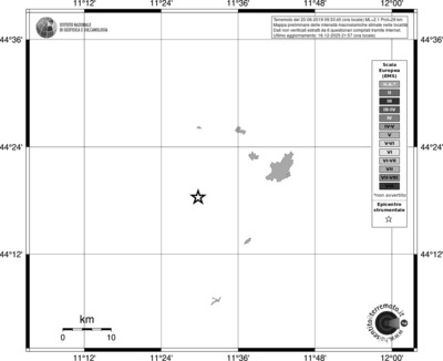 Mappa EMS - territori località