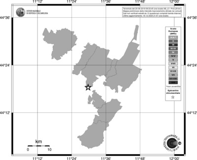 Mappa EMS - territori comuni