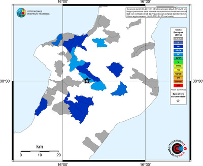 Mappa EMS - territori comuni