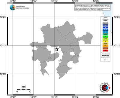 Mappa EMS - territori comuni