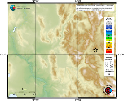 Mappa MCS - località
