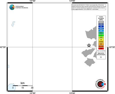 Mappa EMS - territori comuni