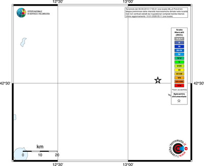 Mappa MCS - territori località