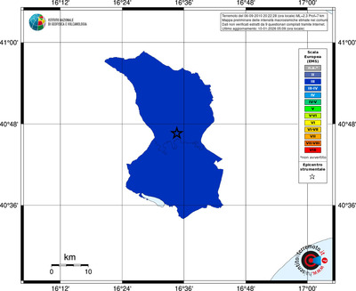 Mappa EMS - territori comuni