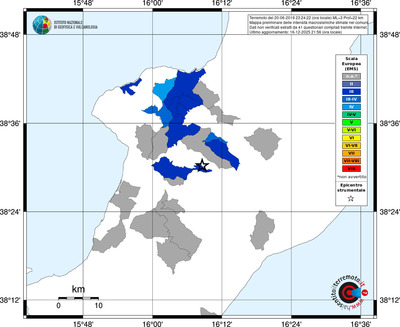 Mappa EMS - territori comuni