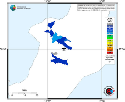 Mappa EMS - territori comuni