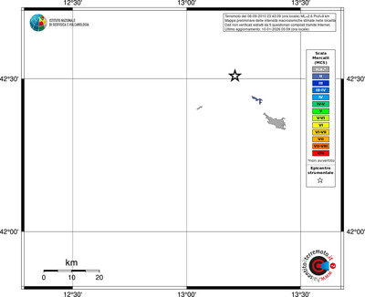 Mappa MCS - territori località