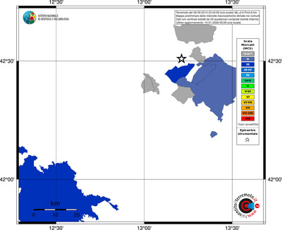 Mappa MCS - territori comuni