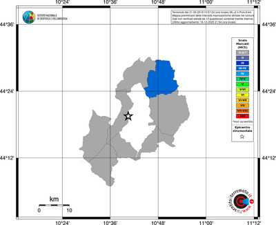 Mappa MCS - territori comuni
