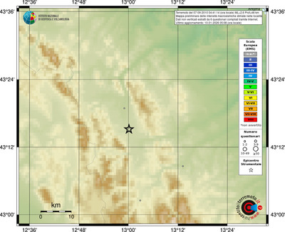 Mappa EMS - località