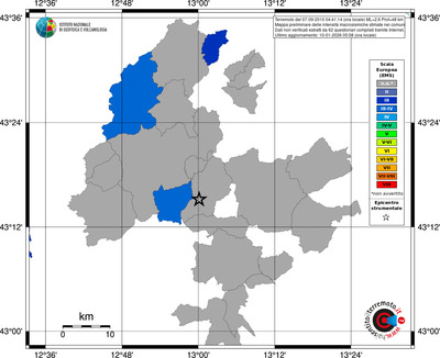 Mappa EMS - territori comuni