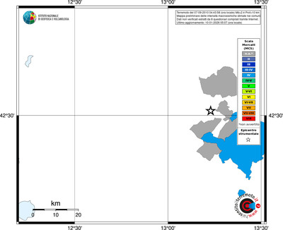 Mappa MCS - territori comuni