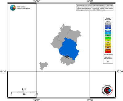 Mappa MCS - territori comuni