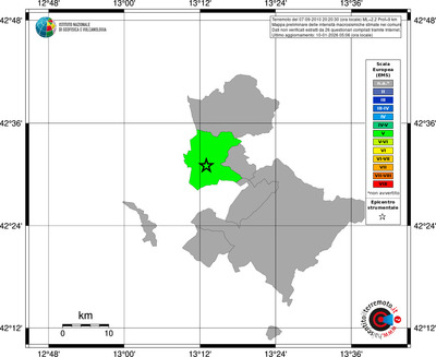 Mappa EMS - territori comuni