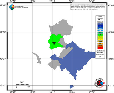 Mappa MCS - territori comuni