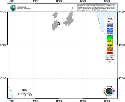 Mappa MCS - territori comuni