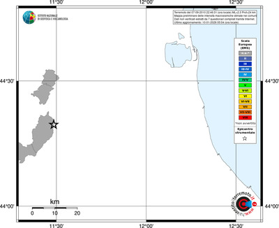 Mappa EMS - territori comuni