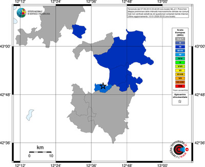 Mappa EMS - territori comuni