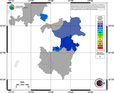 Mappa MCS - territori comuni