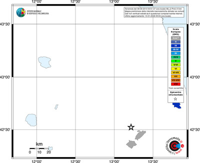 Mappa EMS - territori comuni