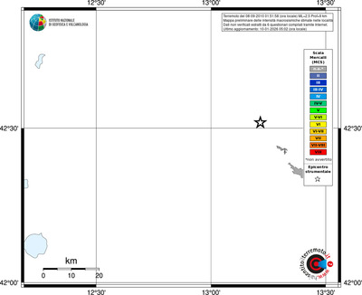 Mappa MCS - territori località