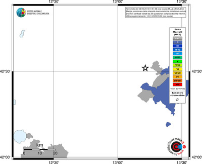 Mappa MCS - territori comuni