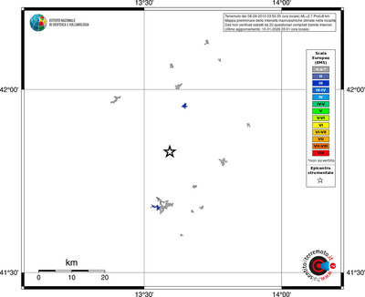 Mappa EMS - territori località