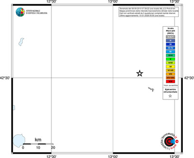 Mappa MCS - territori località