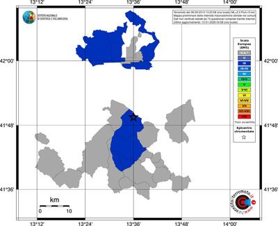 Mappa EMS - territori comuni