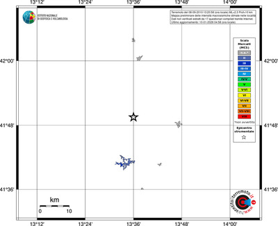 Mappa MCS - territori località