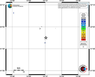 Mappa MCS - territori località